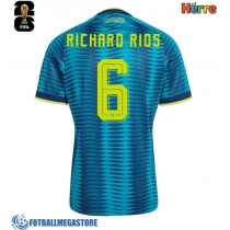 Fotballdrakt Herre Colombia Richard Rios #6 Bortedrakt VM 2026 Kortermet
